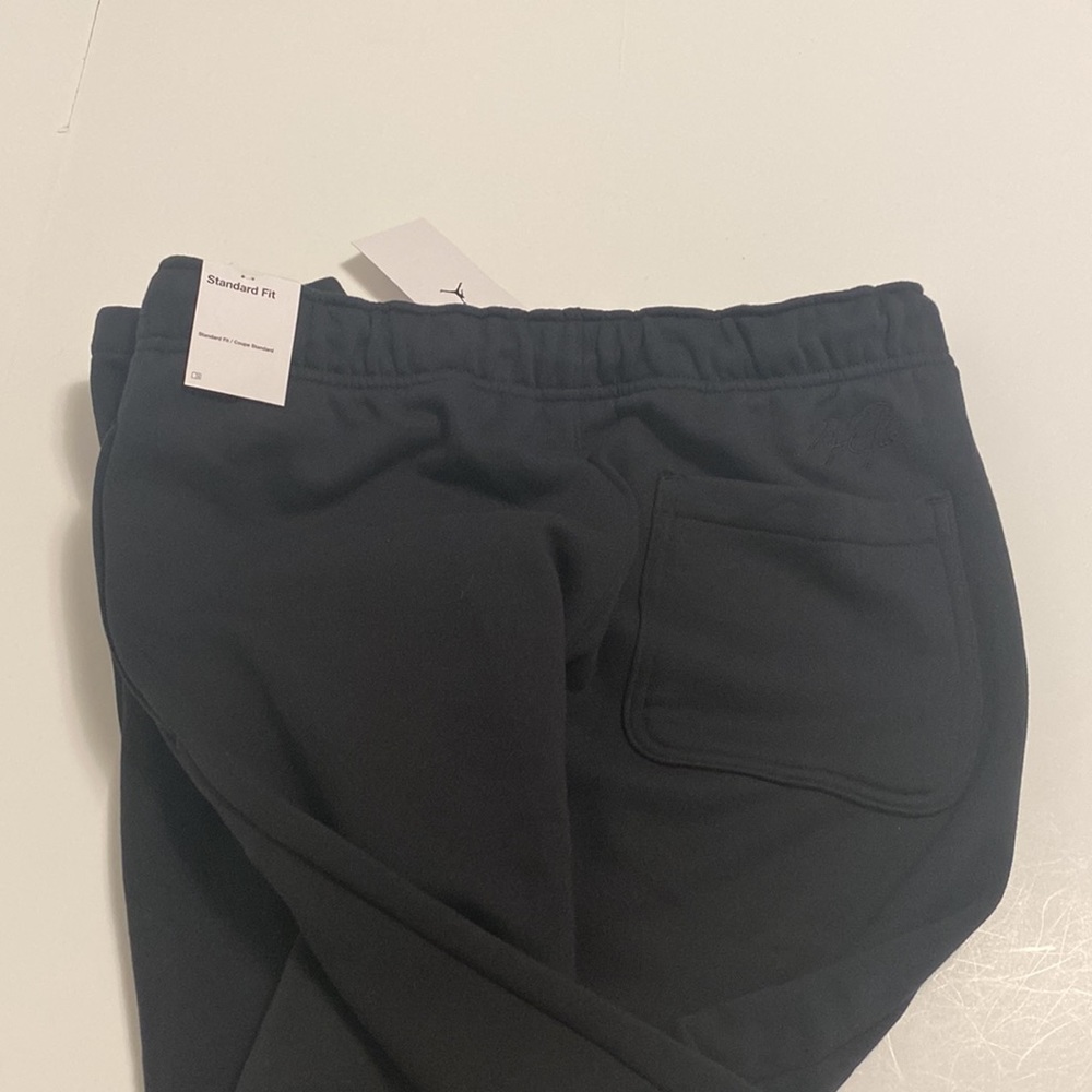 Jordan Fleece Black Pants - Picture 2 of 2